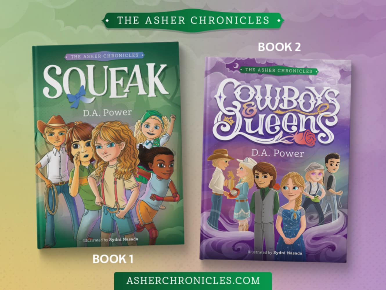 The first two books in the Asher Chronicles are available now!